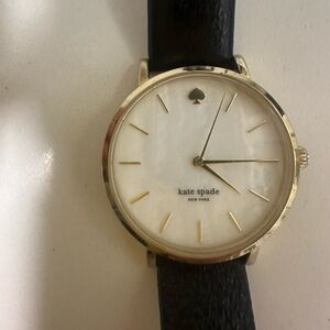 Kate Spade Black and Gold Watch